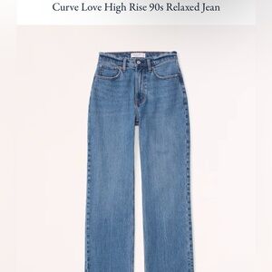 Curve Love High Rise 90s Relaxed Jean
